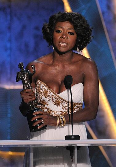 Viola Davis wurde für ihre Rolle in "The Help" als beste Darstellerin gekürt.