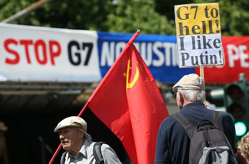 G7-Gegner in Garmisch.