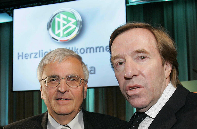 Einst gemeinsam, jetzt gegeneinander: Theo Zwanziger und Günter Netzer.