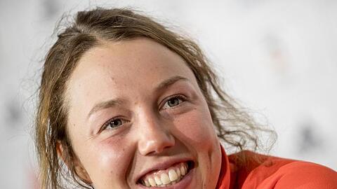 Biathletin Laura Dahlmeier. Foto: Michael Kappeler/Archivbild