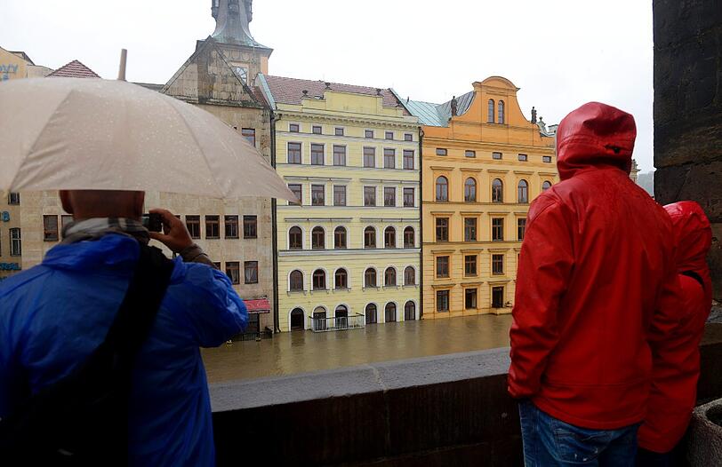 Bilder: Hochwasser in Prag, Tschechien
