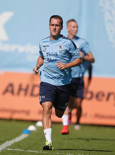 Vorstellung, Fototermin, Training: Der erste Arbeitstag von 1860-Neuzugang Michael Liendl in Bildern.