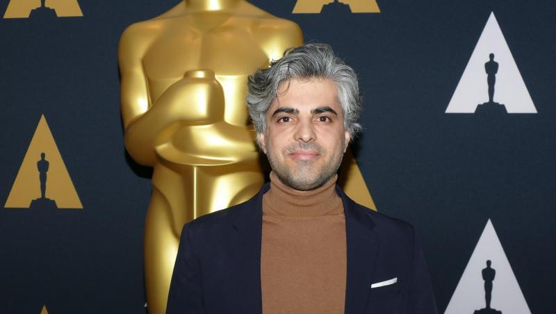Regisseur Feras Fayyad beim Empfang für die Oscar-nominierten Dokumentarfilme in der Filmakademie in Los Angeles. Regisseur Feras Fayyad beim Empfang für die Oscar-nominierten Dokumentarfilme in der Filmakademie in Los Angeles.