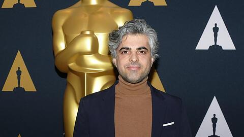 Regisseur Feras Fayyad beim Empfang für die Oscar-nominierten Dokumentarfilme in der Filmakademie in Los Angeles.