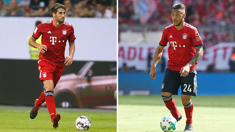 Javi Martínez und Corentin Tolisso.