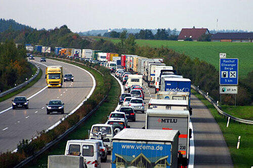 Ein gewohntes Bild aus deutschen Autobahnen