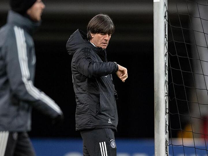 Bundestrainer Joachim Löw beim DFB-Training in Düsseldorf.