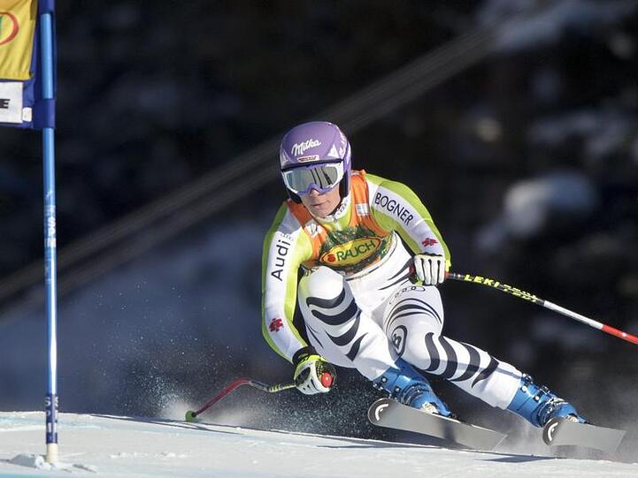 Maria Riesch hat am kommenden Dienstag beim  Nachtslalom in Flachau die Chance, ihren Vorsprung wieder etwas auszubauen.