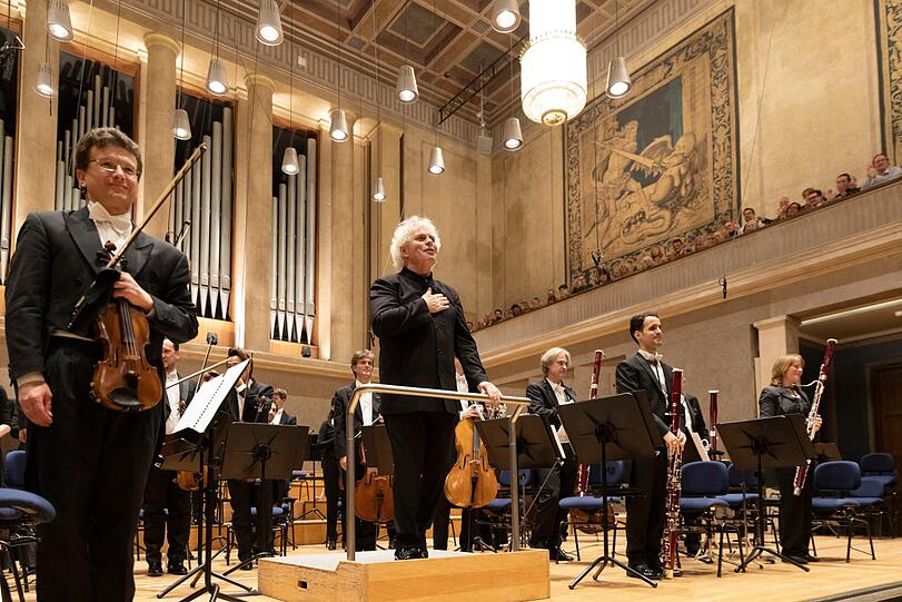 Simon Rattle und das Symphonieorchester des Bayerischen Rundfunks im Herkulessaal