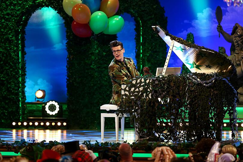 Musikalisch wurde der Franken-Fasching 2015 unter anderem von Matthias Walz untermalt.