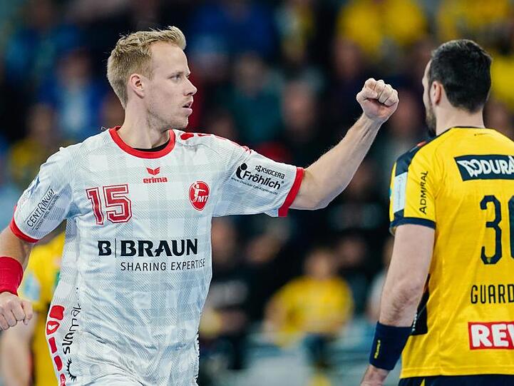 Lasse Mikkelsen behielt mit Melsungen bei den Rhein-Neckar Löwen die Oberhand.