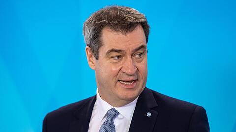 Markus Söder (CSU), Ministerpräsident von Bayern, nimmt in der bayerischen Staatskanzlei an einer Pressekonferenz teil. Foto: Sven Hoppe/dpa