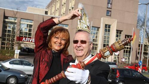 Das Nürnberger Faschings-Prinzenpaar Hildegard II. und Dieter IV. Das Nürnberger Faschings-Prinzenpaar Hildegard II. und Dieter IV.