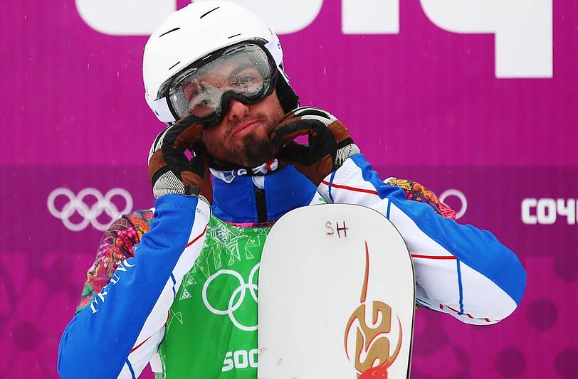 Pierre Vaultier: hier blickt der Franzose seinem Olympiagold entgegen.