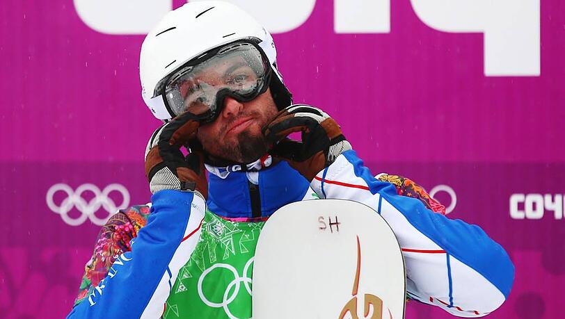 Pierre Vaultier: hier blickt der Franzose seinem Olympiagold entgegen. Pierre Vaultier: hier blickt der Franzose seinem Olympiagold entgegen.