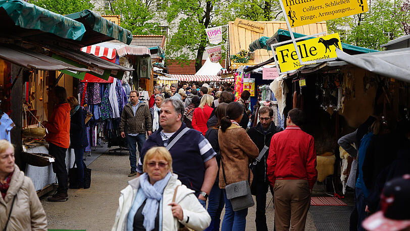 Insgesamt 300 Händler stellen ihre Ware bis zum 7. Mai aus.