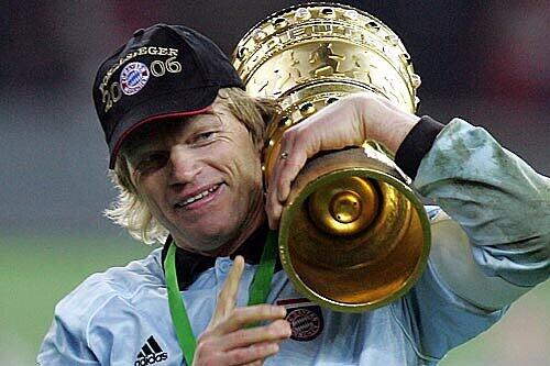 Fünfmal hat Oliver Kahn den DFB-Pokal schon geholt.