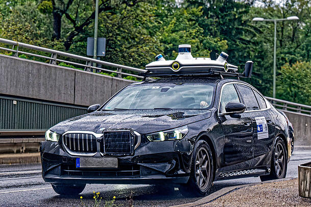 2024: BMW  testet das automatisierte Fahren am Mittleren Ring in M&uuml;nchen.