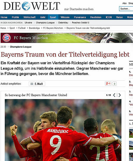 Die Welt hat schon die Titelverteidigung im Blick.
