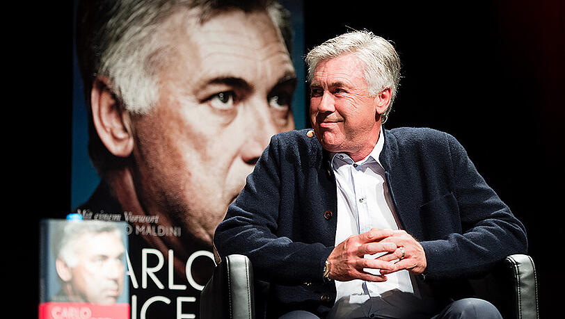 Carlo Ancelotti fühlt sich offenbar pudelwohl beim FC Bayern. Carlo Ancelotti fühlt sich offenbar pudelwohl beim FC Bayern.