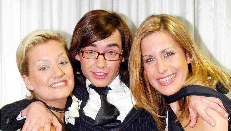 Teilnehmer der ersten Staffel bei DSDS: Juliette Schoppmann, Daniel Küblböck und Gracia Baur. Teilnehmer der ersten Staffel bei DSDS: Juliette Schoppmann, Daniel Küblböck und Gracia Baur.