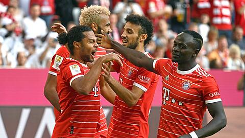Torjubel nach dem 1:0: Serge Gnabry brachte Bayern in Führung.