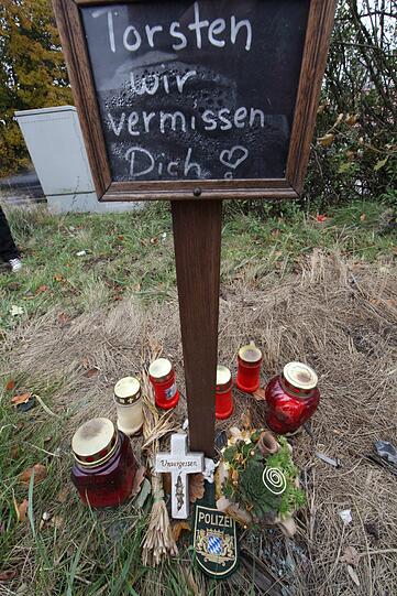Hier starb ein Polizist während einer Einsatzfahrt.