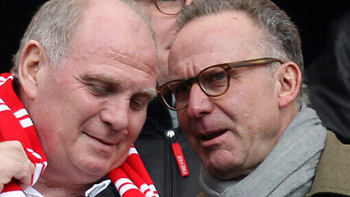 Präsident des FC Bayern Uli Hoeneß und Vorstandsvorsitzender Karl Heinz Rummenigge Präsident des FC Bayern Uli Hoeneß und Vorstandsvorsitzender Karl Heinz Rummenigge