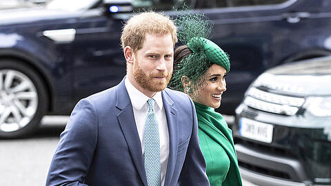 Prinz Harry und seine Frau Meghan leben inzwischen in den USA.