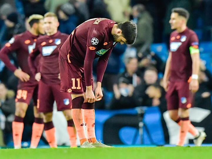 Die Hoffenheimer verabschiedeten sich aus der Champions League.