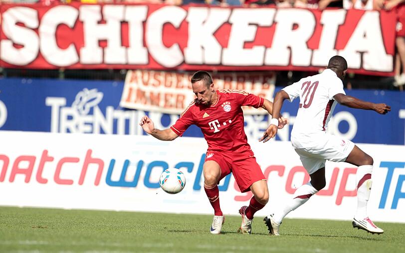Franck Ribéry und Katars Mohamed Musa Ali