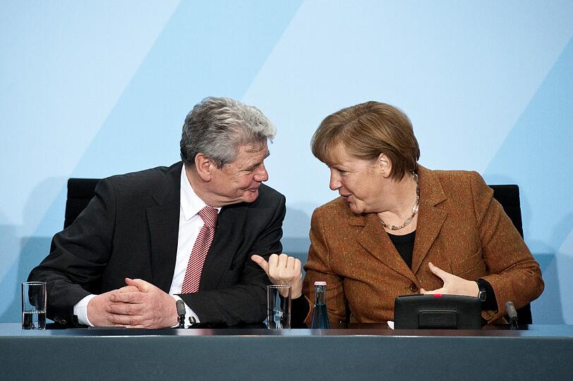 Schon 2012 steht wieder ein Bundespräsidenten-Wechsel an: Christian Wulff tritt nach knapp 20 Monaten zurück. Joachim Gauck wird sein Nachfolger.