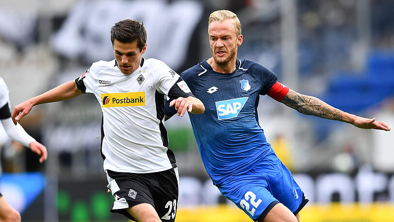 Wird seit einiger Zeit mit dem FC Bayern in Verbindung gebracht: Hoffenheims Innenverteidiger Kevin Vogt (r.).