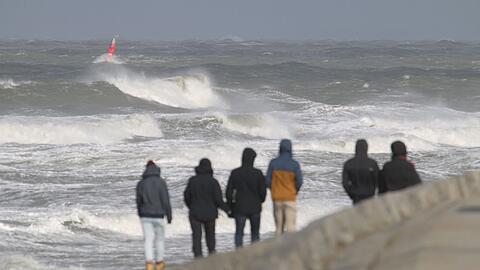 Die See ist aufgew&uuml;hlt.