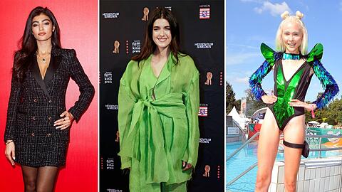 Soulin Omar (l.) ist als Model international erfolgreich, Marie Nasemann (M.) ist Schauspielerin und Theresia Fischer tummelt als Realitystar durch Trash-Formate.