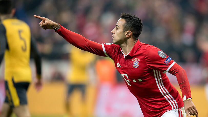 Hat seinen Vertrag beim FC Bayern bis 2021 verlängert: Mittelfeldspieler Thiago.