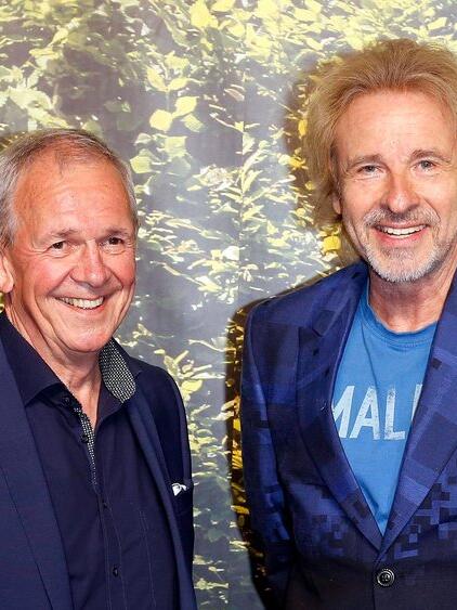 Fritz Egner (l.) und Thomas Gottschalk sind seit vielen Jahren befreundet.