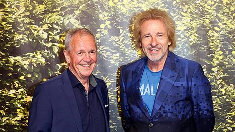 Fritz Egner (l.) und Thomas Gottschalk sind seit vielen Jahren befreundet.