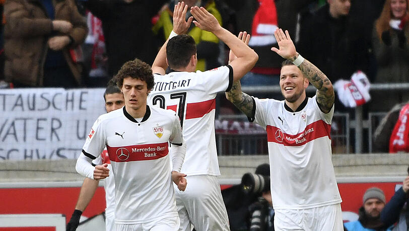 Daniel Ginczek traf zur Führung und gleichzeitig zum Sieg gegen Borussia Mönchengladbach. Daniel Ginczek traf zur Führung und gleichzeitig zum Sieg gegen Borussia Mönchengladbach.