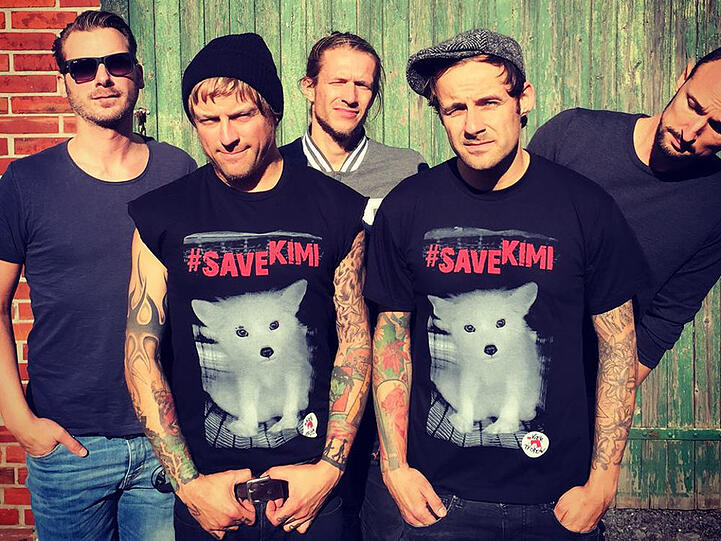 Die Donots (Foto) und Thomas D engagieren sich für den kleinen Kimi