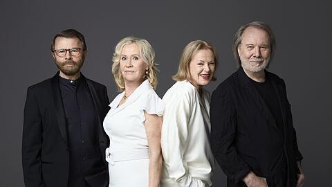 Björn Ulvaeus, Agnetha Fältskog, Anni-Frid Lyngstad und Benny Andersson (von links) sind Abba.
