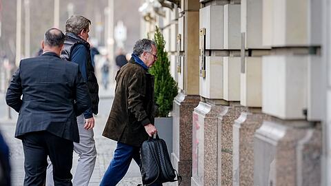 Vor dem Treffen auf Beraterebene ging es für die US-Delegation erst in ein Berliner Hotel.