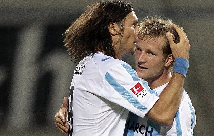 Bald nicht mehr im Löwen-Dress: Djordje Rakic und Stefan Aigner (r).