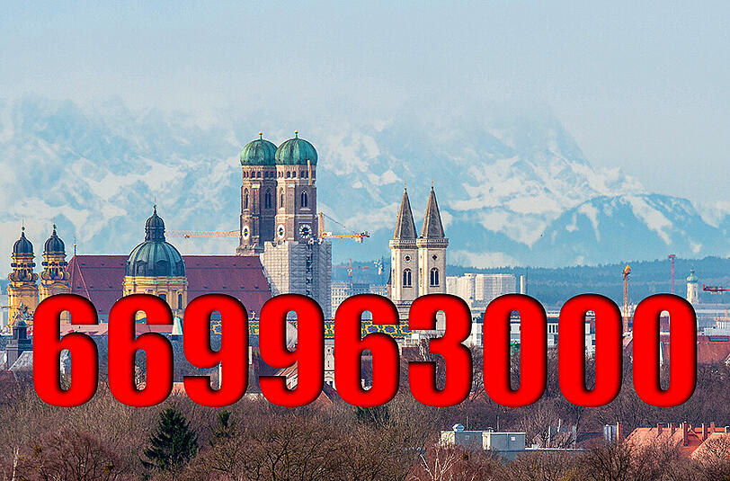 ...Personen hat der Münchner Verkehrs- und Tarifverbund (MVV) im vergangenen Jahr befördert &ndash; über eine Strecke von insgesamt 96 412 000 Kilometer.