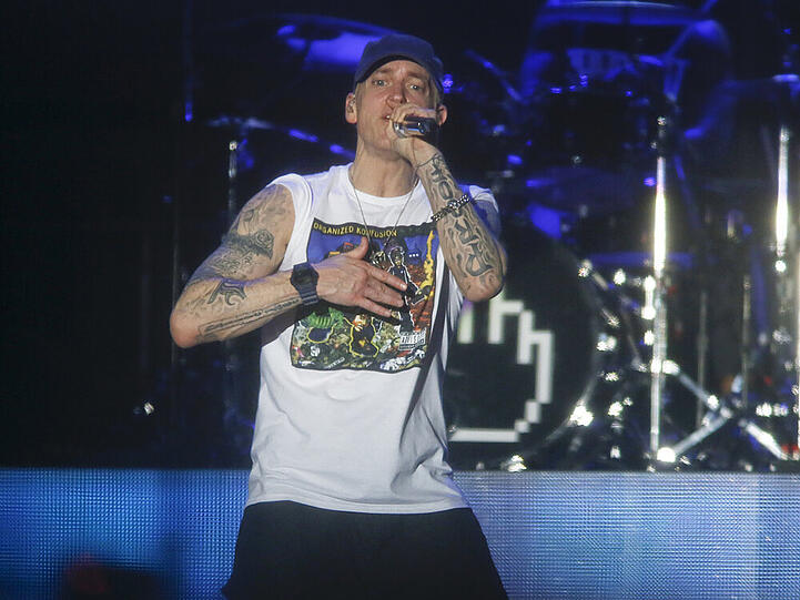 Beim Austin City Limits Musik Festival brachte Superstar Eminem das Publikum zum Toben.