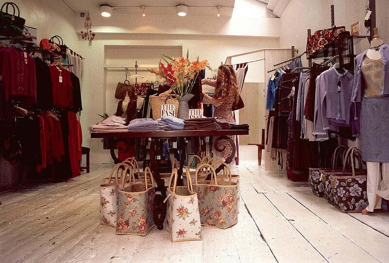 Avoca Handweavers in der Grafton Street.
