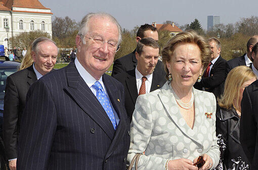 König Albert von Belgien mit Frau Königin Paola. Will er wirklich vorzeitig abdanken?
