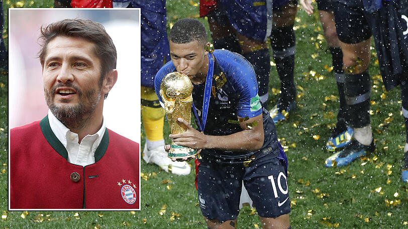 "Ihn scheint nichts zu stören, er wirkt stets extrem cool", sagt Lizarazu über Frankreichs Jungstar Kylian Mbappé.