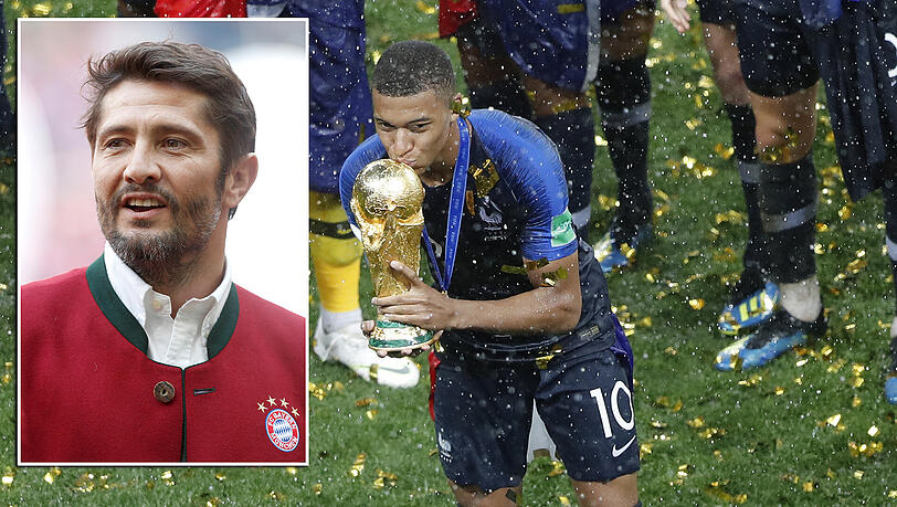 "Ihn scheint nichts zu stören, er wirkt stets extrem cool", sagt Lizarazu über Frankreichs Jungstar Kylian Mbappé.