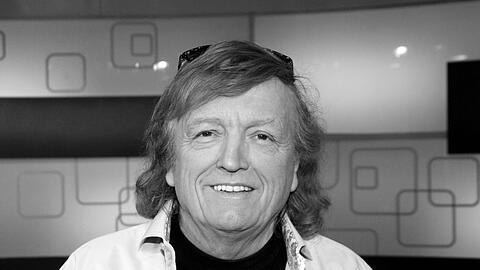 Frank Farian, Musikproduzent, Komponist, aufgenommen während der Aufzeichnung der ZDF-Sendung "Kult am Sonntag" zum Thema "Discohits made in Germany" in den Berliner Unionfilm-Studios.
